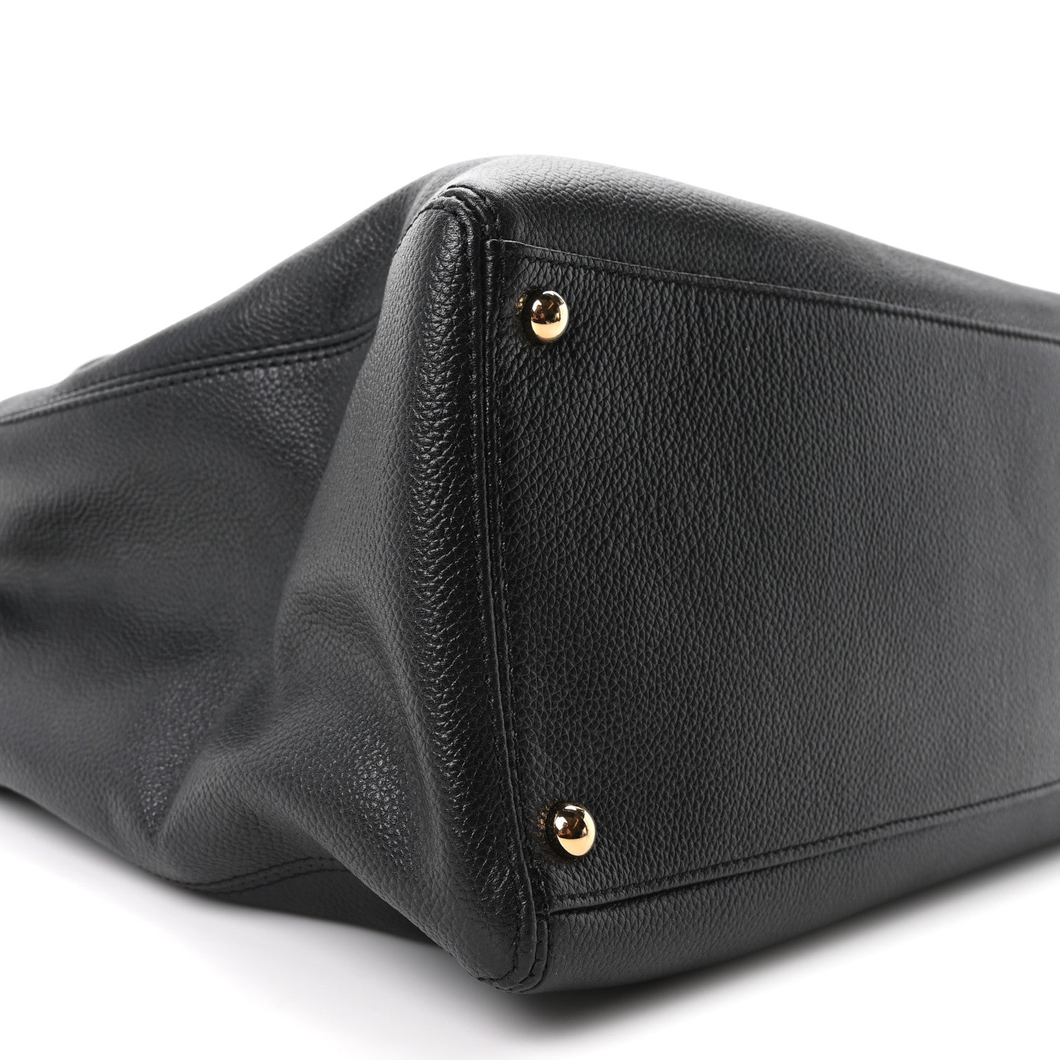 Chanel Calfskin Cerf Executive Shopper Tote Black 9 of 10