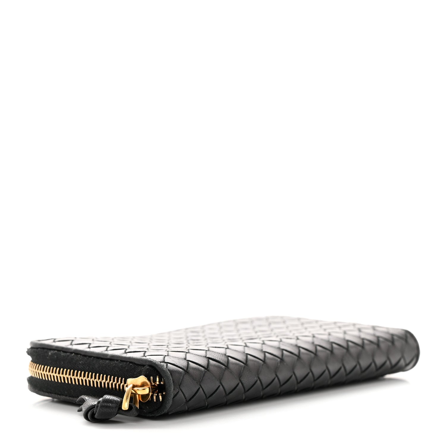 Bottega Veneta Nappa Intrecciato Zip Around Wallet Black 4 of 8