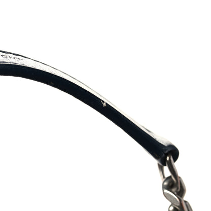 Saint Laurent Calfskin Y Quilted Monogram Medium Loulou Chain Satchel Medium Blue 12 of 12