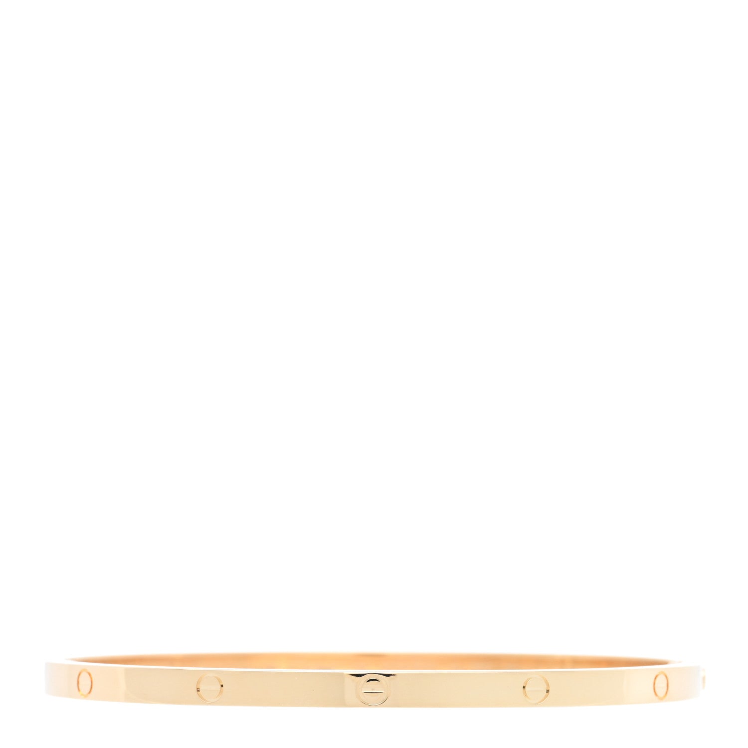 Cartier 18K Yellow Gold Small LOVE Bracelet 19 1 of 12