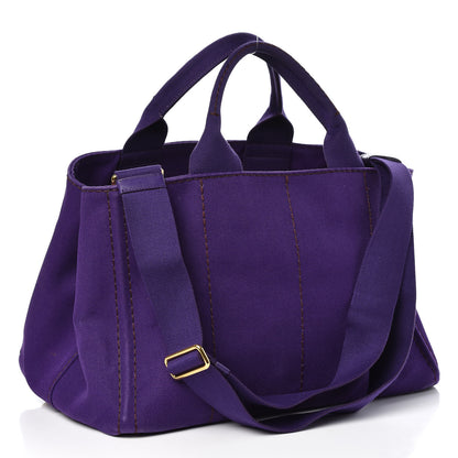 Prada Canapa Logo Tote Viola 4 of 16