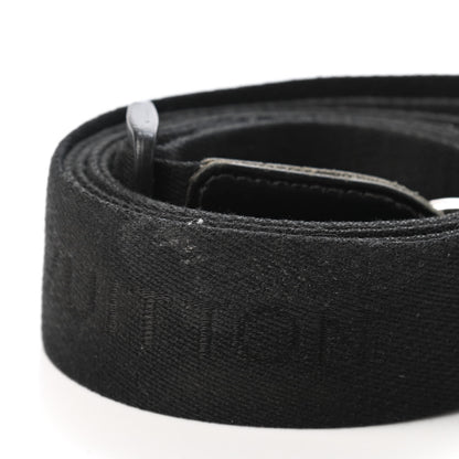 Louis Vuitton Canvas Adjustable Shoulder Strap Black 3 of 4