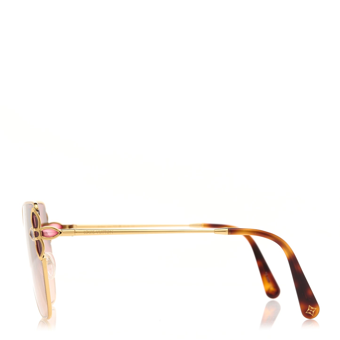 Metal Petal Sunglasses Z1628U Gradient Pink Monogram