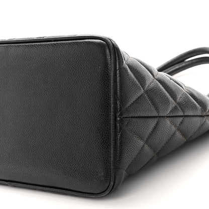 Chanel Caviar Quilted Medallion Tote Black 10 of 10