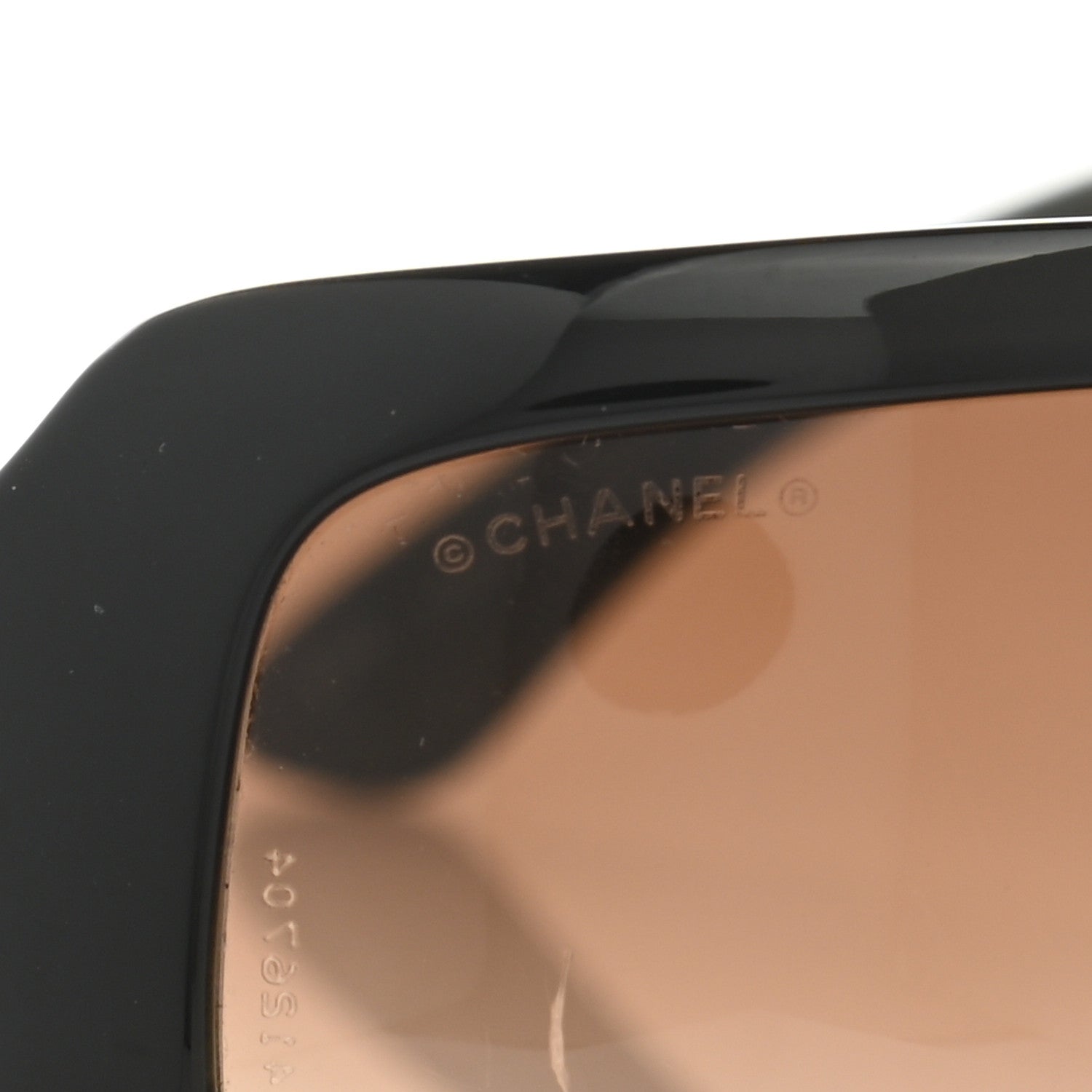 Chanel Acetate CC Sunglasses Black Black 7 of 8