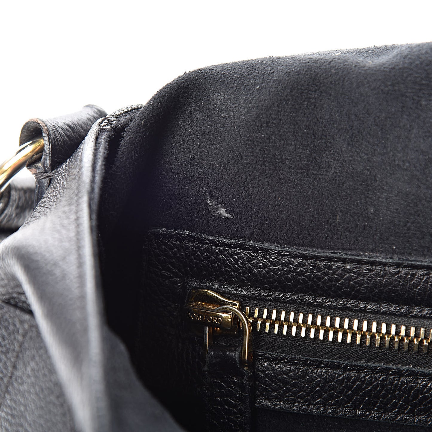 Grained Calfskin Medium Jennifer Crossbody Bag Black