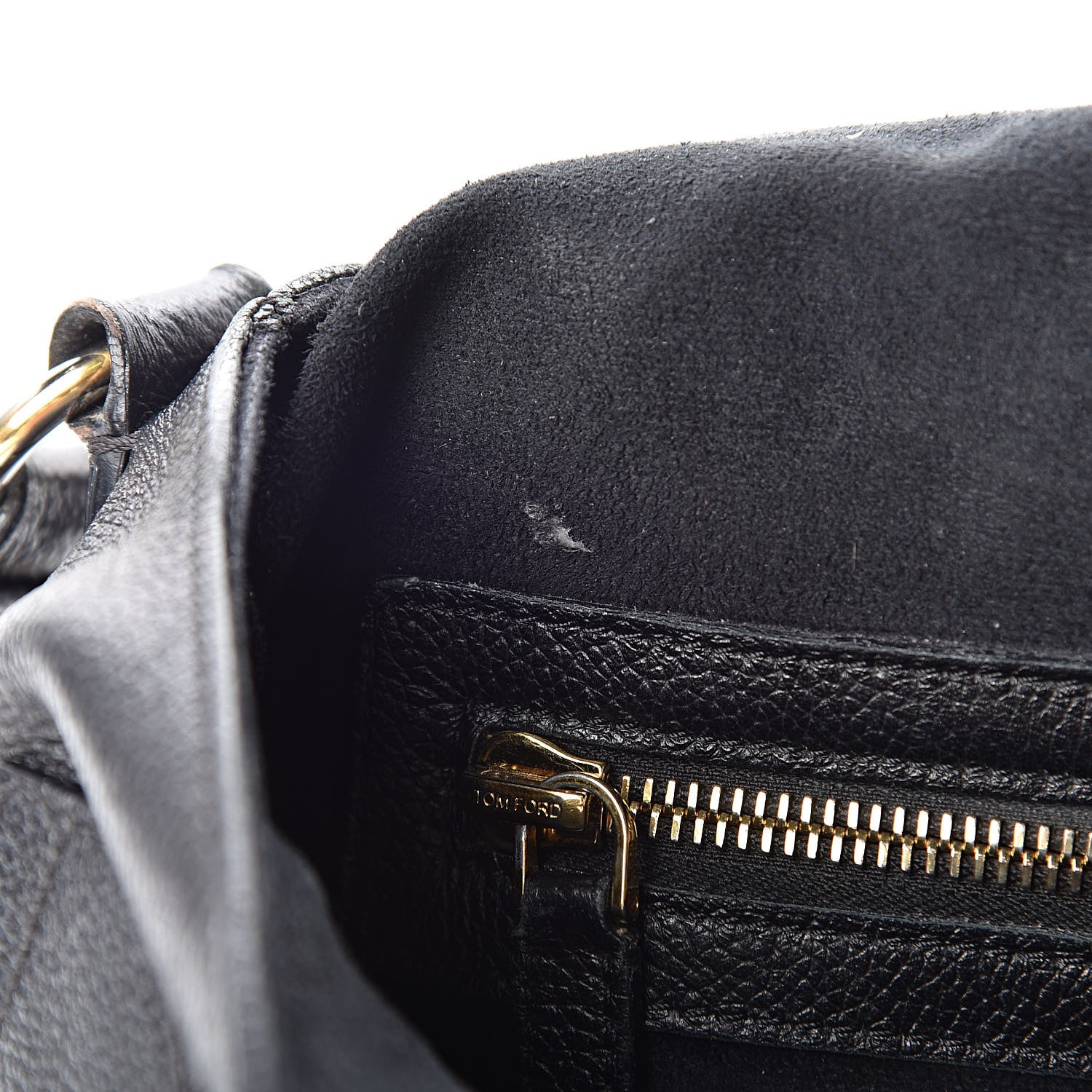 Tom Ford Grained Calfskin Medium Jennifer Crossbody Bag Black 14 of 17