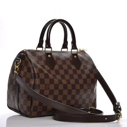 Louis Vuitton Damier Ebene Speedy Bandouliere 25 3 of 8