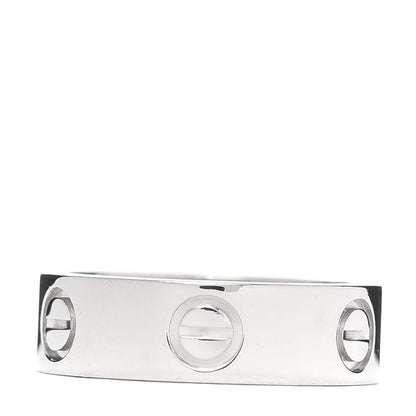 Cartier Platinum 5.5mm LOVE Ring 50 5.25 3 of 5