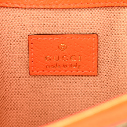 Gucci GG Supreme Monogram Web Small Ophidia Belt Bag Beige Ebony Orange Fluo 5 of 9