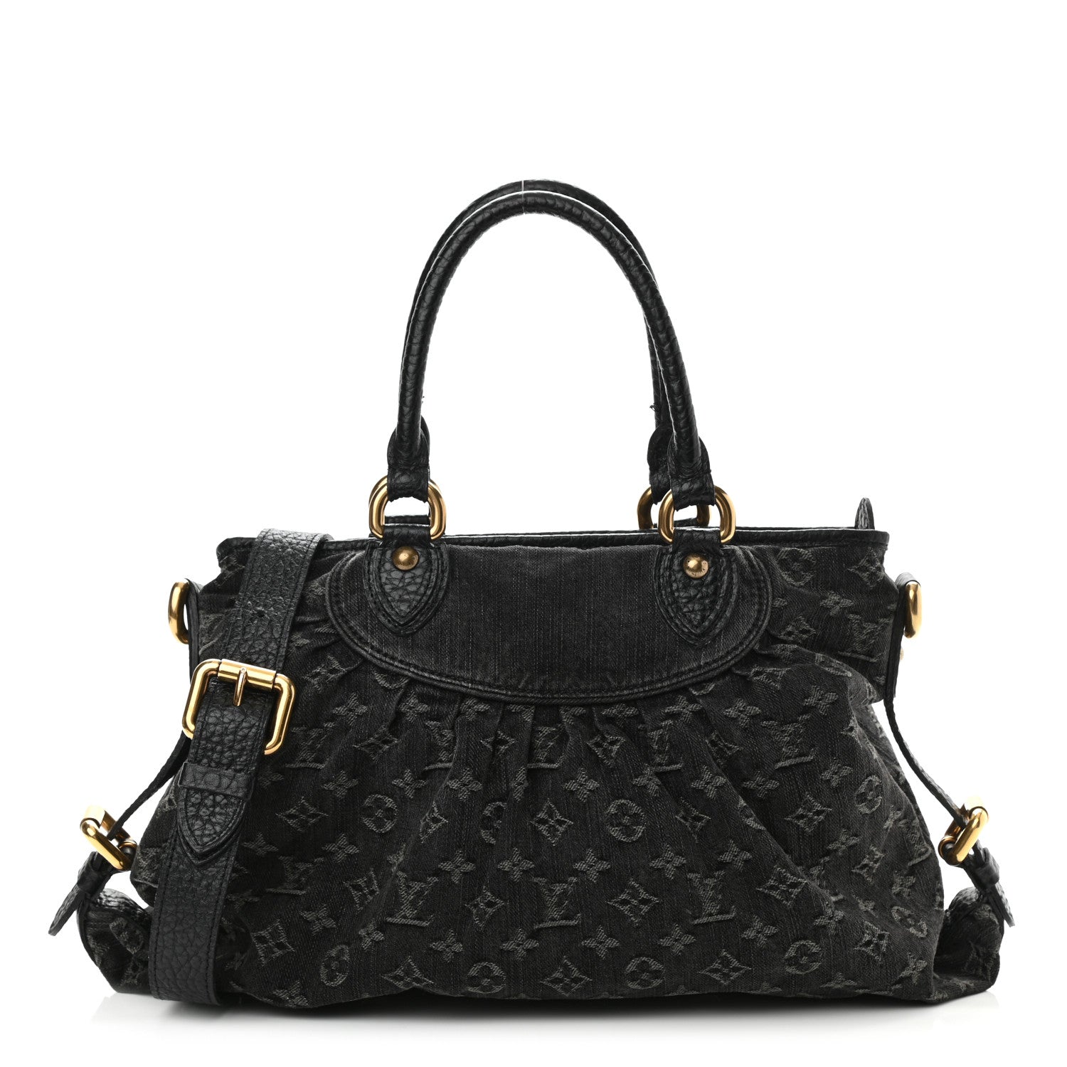 Louis Vuitton Denim Neo Cabby MM Black 1 of 9