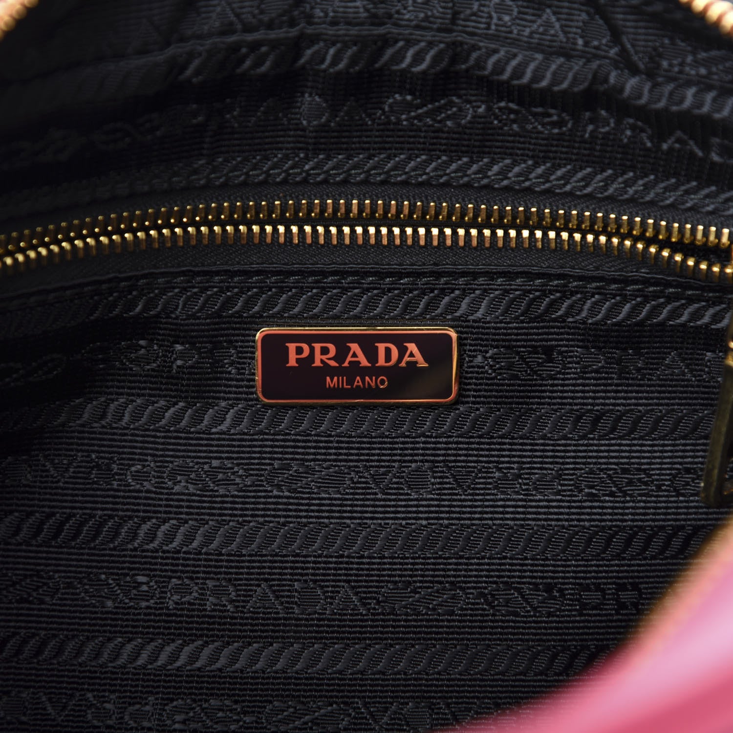 Prada Vitello Phenix Camera Bag Peonia 8 of 10