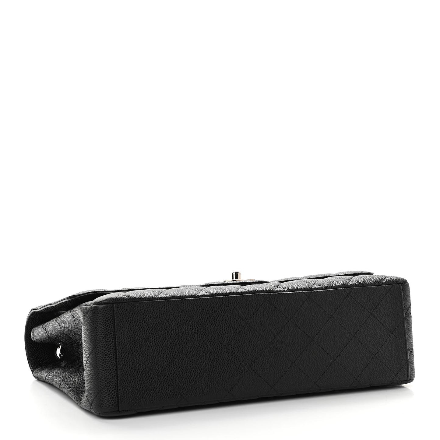 Caviar Quilted Maxi Single Flap Black