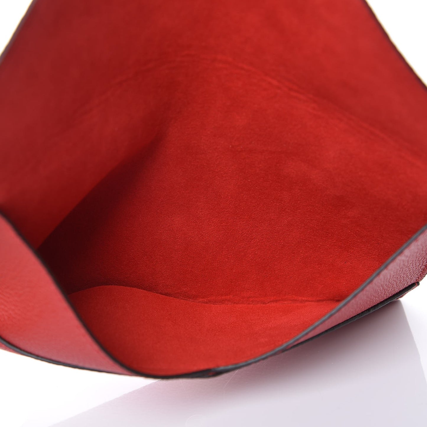 Veau Cachemire Chinese New Year Pig Envelope Pouch Red