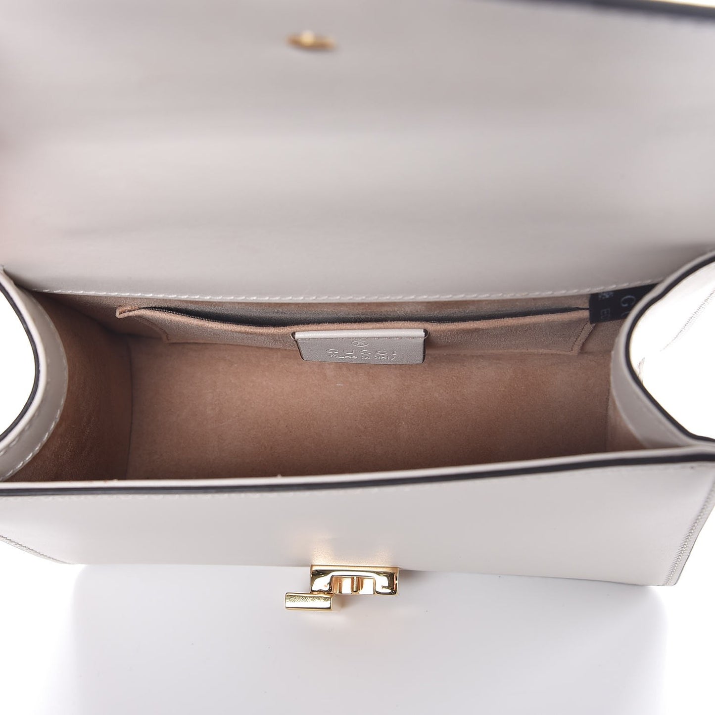 Calfskin Mini Sylvie Chain Shoulder Bag White