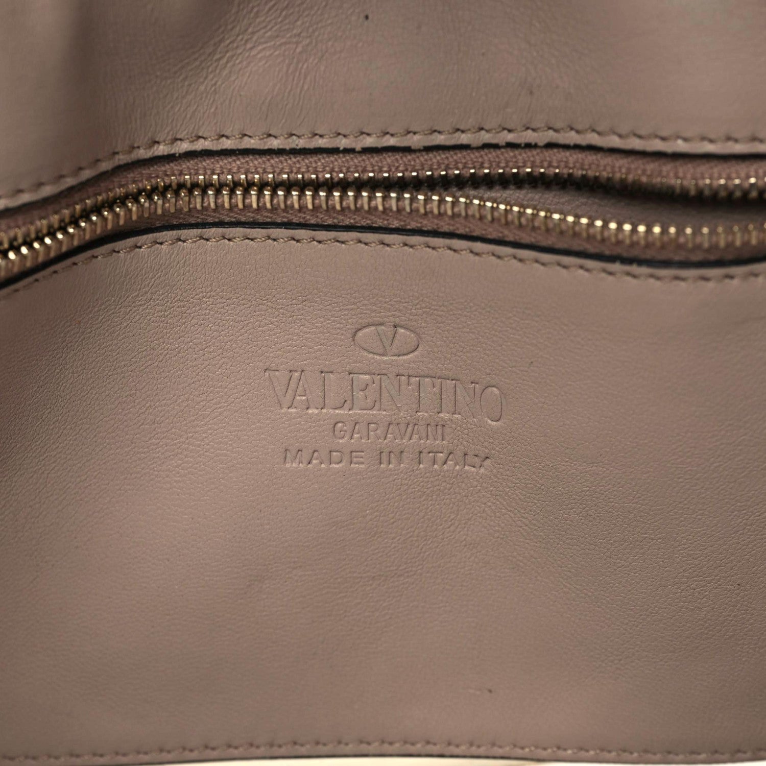 Valentino Garavani PVC Nappa Naked Medium Glam Lock Rockstud Flap Poudre 12 of 18