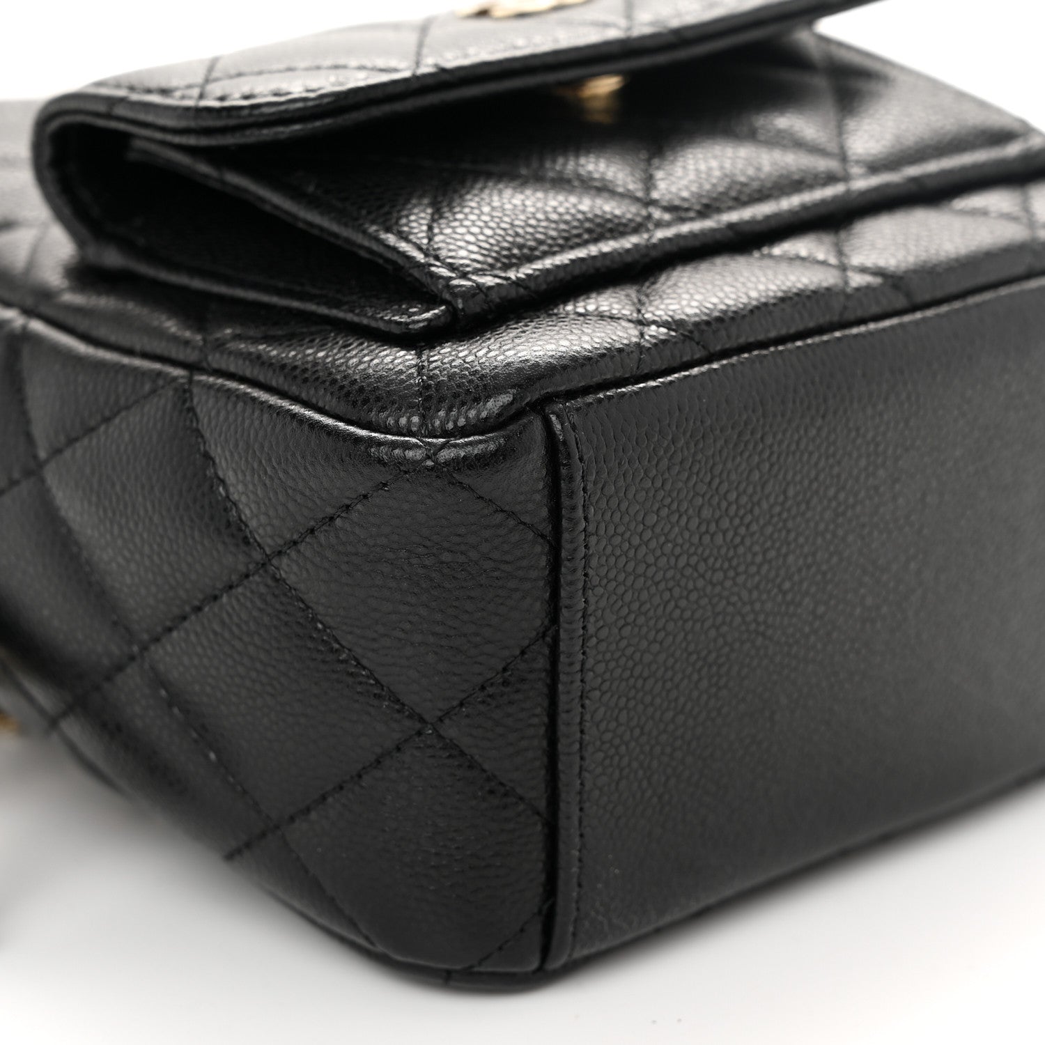 Chanel Caviar Quilted CC Mini Classic Backpack Black 8 of 10
