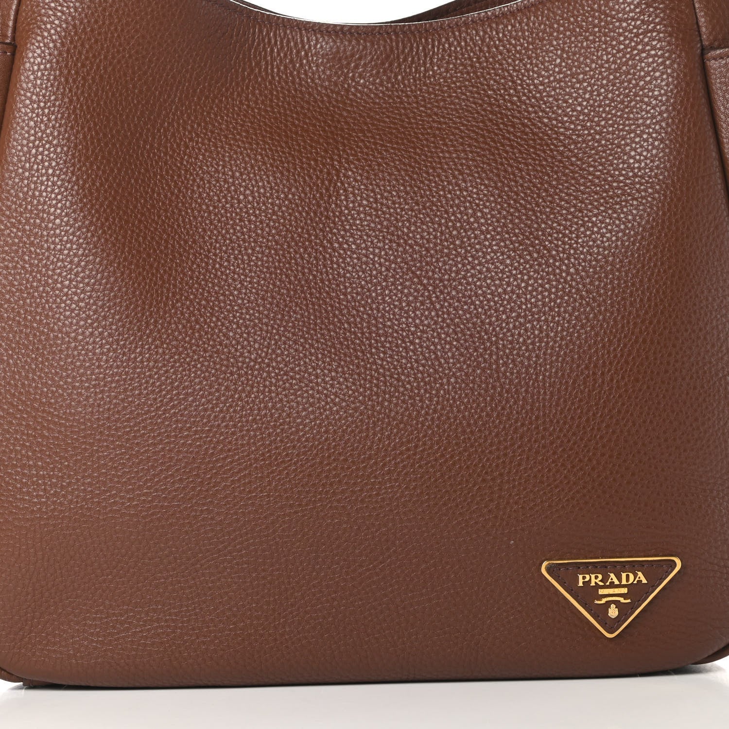 Prada Vitello Daino Pocket Hobo Bruciato 9 of 13