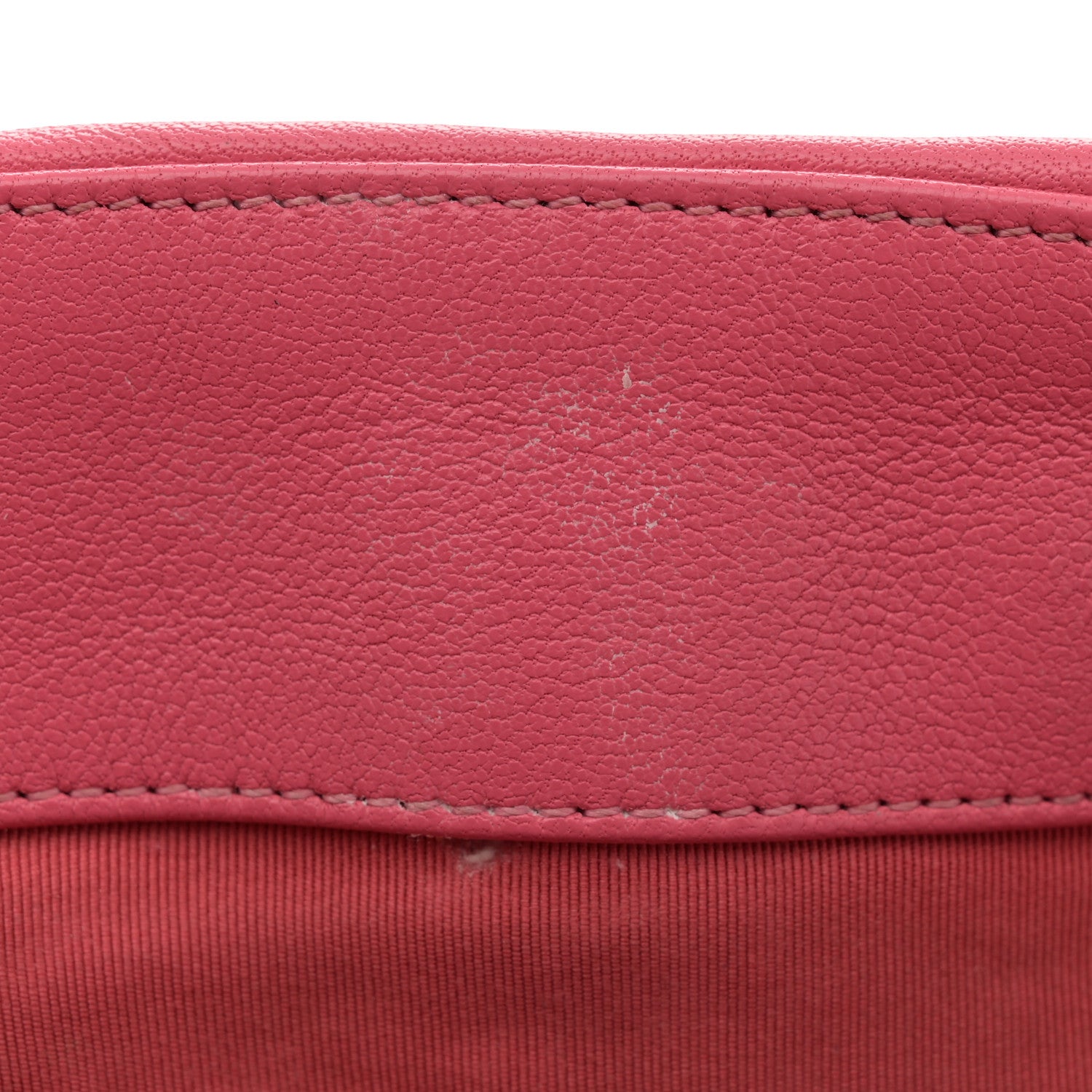 Chanel Lambskin Quilted Large Chanel 19 Flap Dark Pink 15 of 19