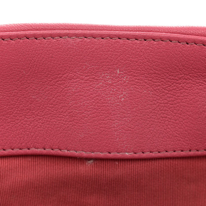 Chanel Lambskin Quilted Large Chanel 19 Flap Dark Pink 15 of 19