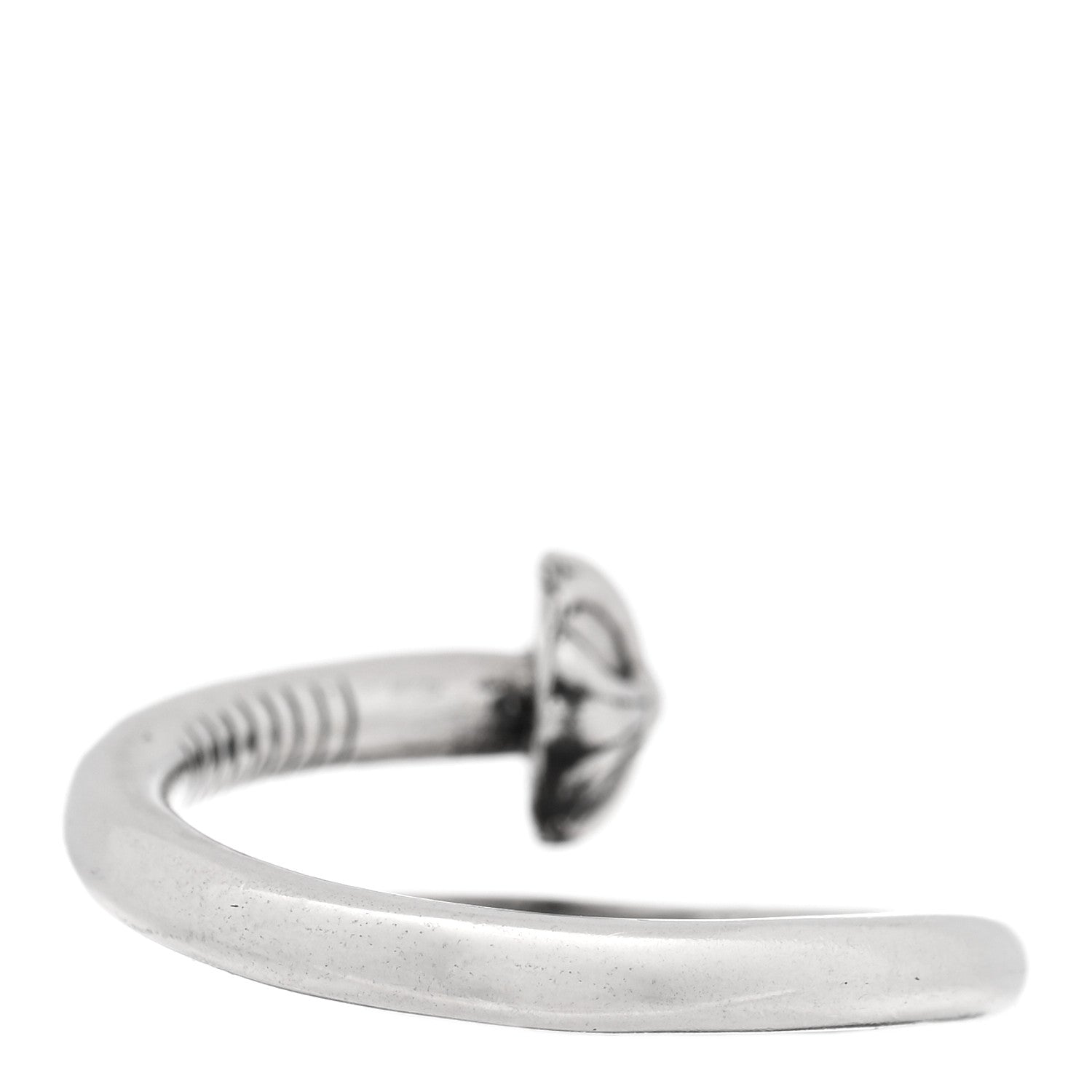 Chrome Hearts Sterling Silver Cross Ball Nail Ring 62 10 3 of 4
