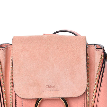 Chloe Suede Calfskin Mini Faye Backpack Ideal Blush 9 of 13