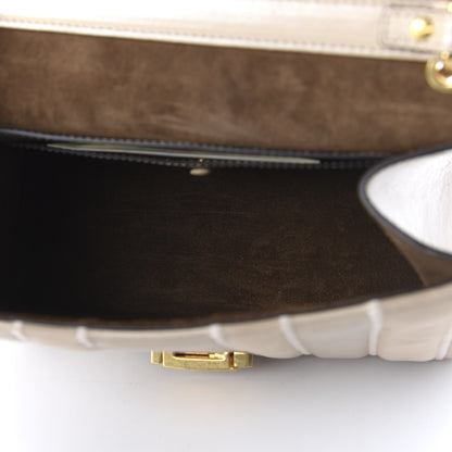 Fendi Agnello Old Shine Chamois F is Fendi Embossed Kan U Shoulder Bag Amido Nude 5 of 9