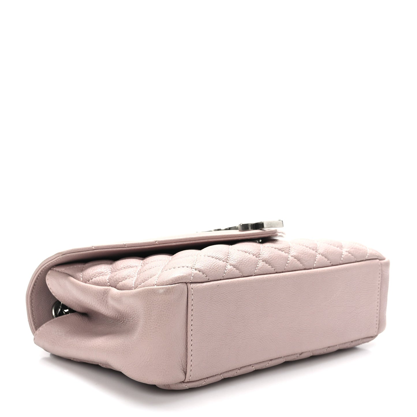 Calfskin Tri-Quilt Monogram Medium College Bag Pink