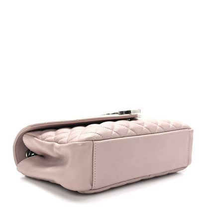 Saint Laurent Calfskin Tri-Quilt Monogram Medium College Bag Pink 4 of 9