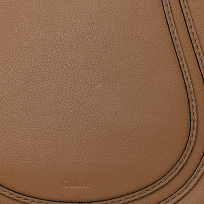 Chloe Calfskin Medium Marcie Round Crossbody Bag Nut 12 of 13