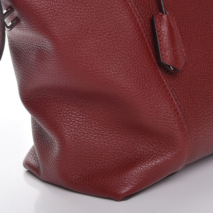 Louis Vuitton Cuir Taurillon Soft Lockit PM Griotte 9 of 11