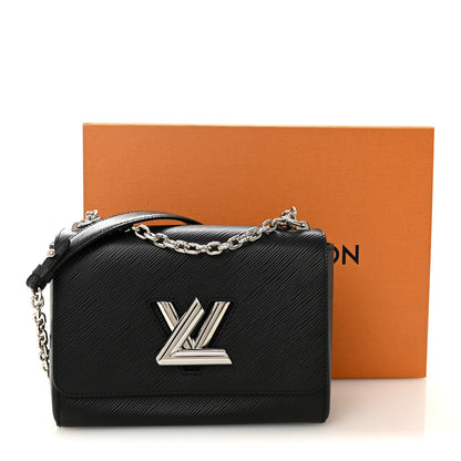 Louis Vuitton Epi Twist Shoulder Bag MM Black 10 of 10