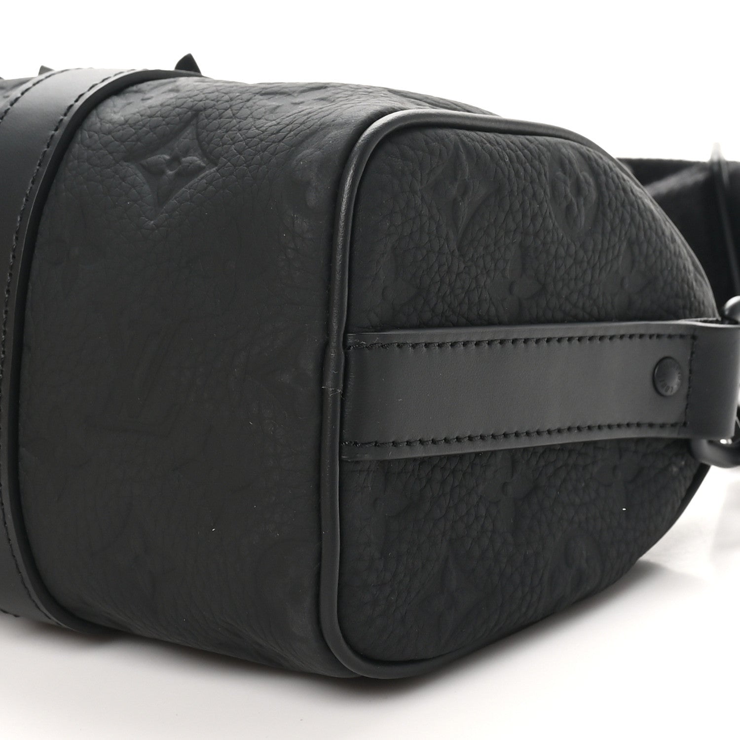 Louis Vuitton Monogram Taurillon Keepall Bandouliere 25 Black 9 of 10