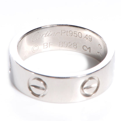 Cartier Platinum 5mm Love Ring Size 49 US 4.75 3 of 4