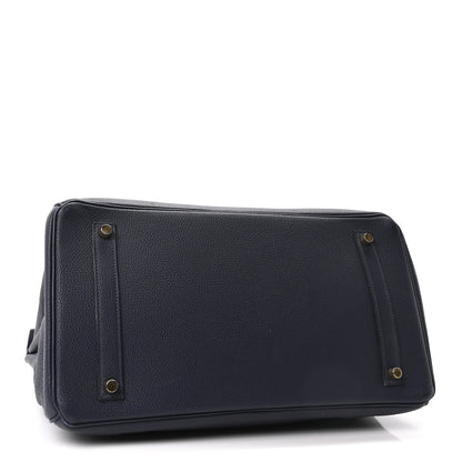 Hermes Togo BIRKIN 35 Bleu Nuit 4 of 10