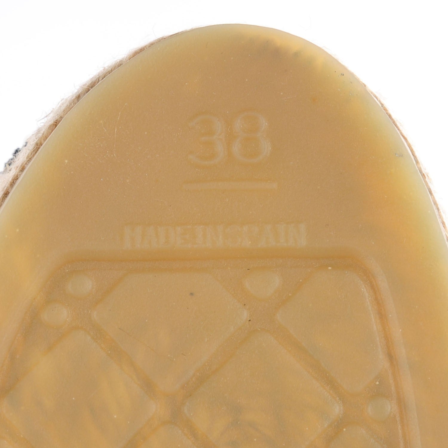 Chanel Toile Sequin CC Espadrilles 38 Beige Black 12 of 18
