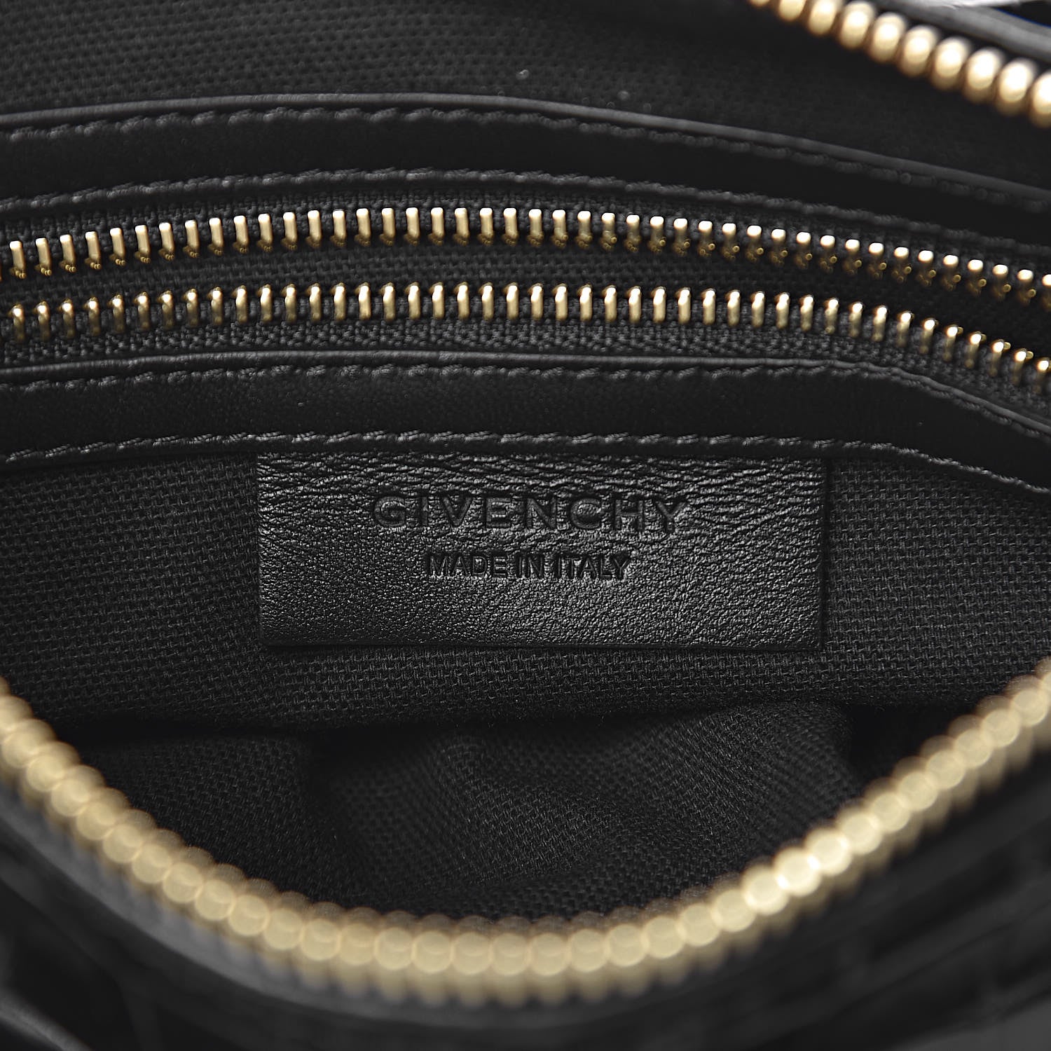 Givenchy Calfskin Crocodile Embossed Small Pandora Black 6 of 10