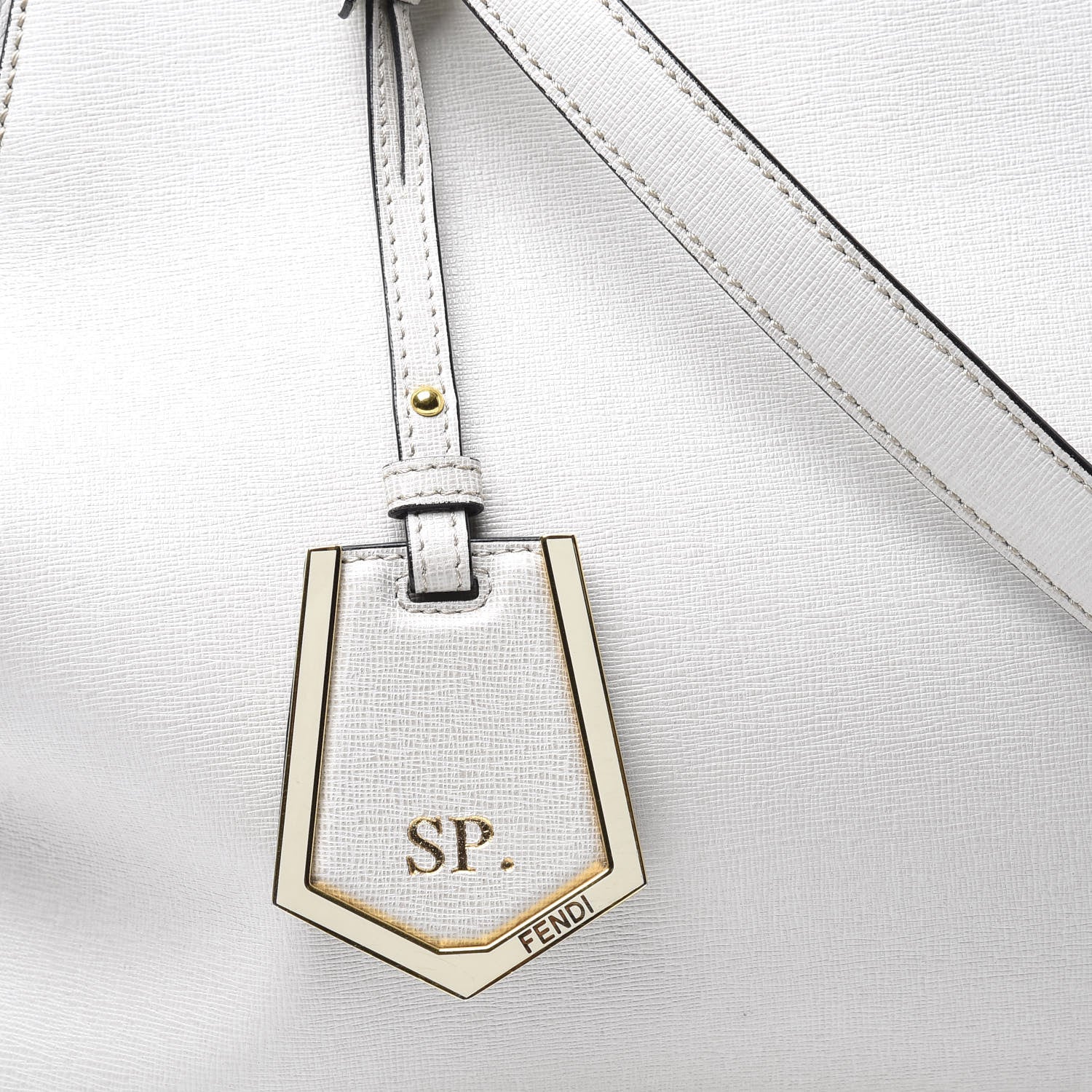 Fendi Vitello Elite Regular 2Jours Tote Latte 12 of 13