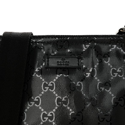 Gucci Imprime Monogram Small Flat Messenger Bag Black 9 of 11