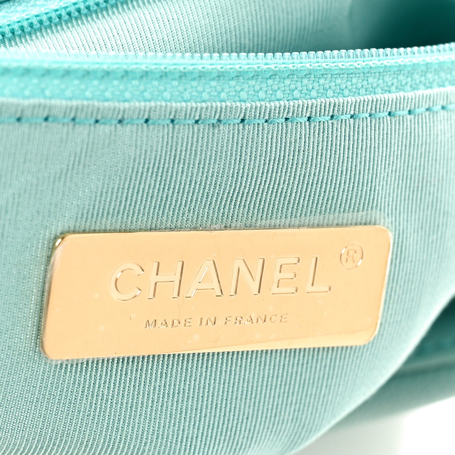 Shiny Lambskin Quilted Medium Chanel 19 Flap Light Blue