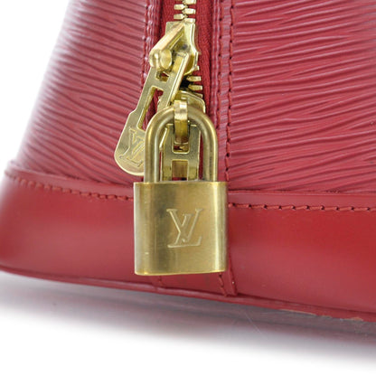 Louis Vuitton Epi Alma Red 7 of 11