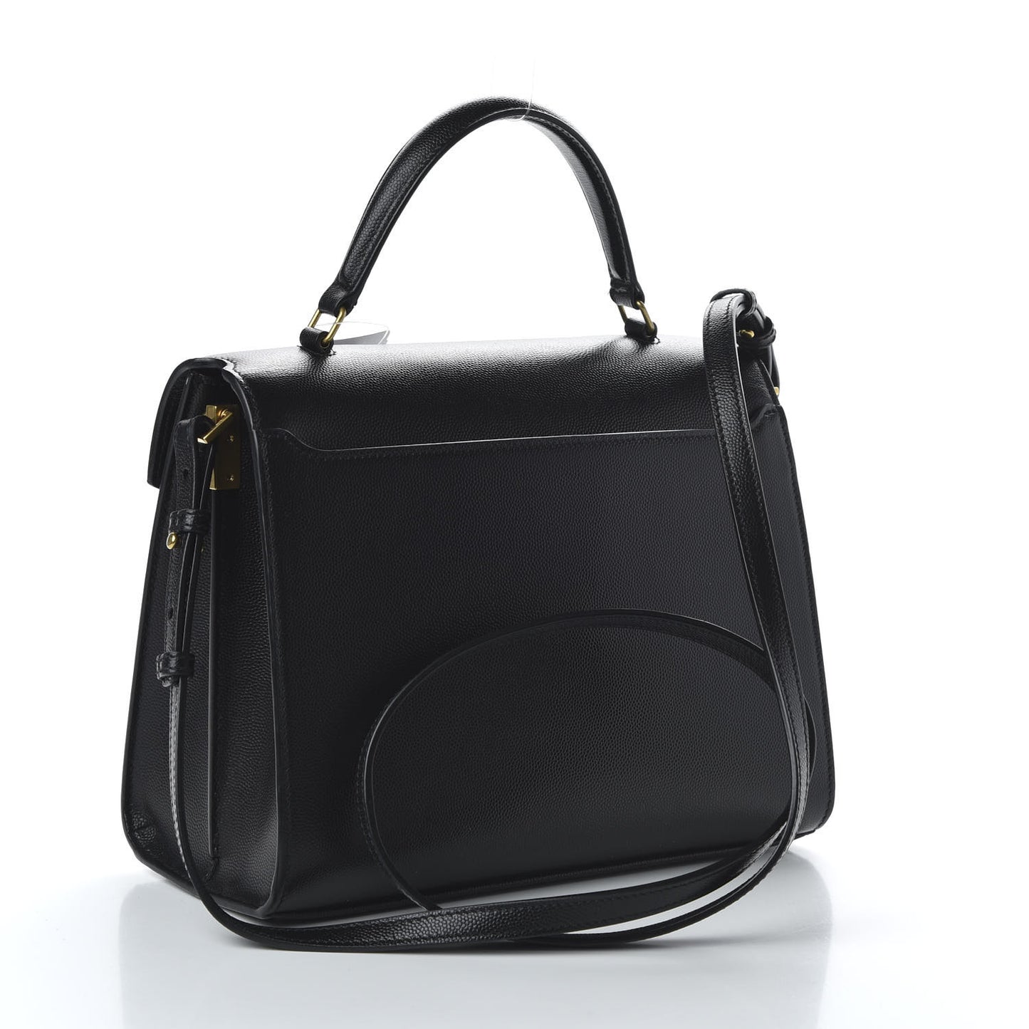 Grain de Poudre Medium Classic Monogram Cassandra Top Handle Black