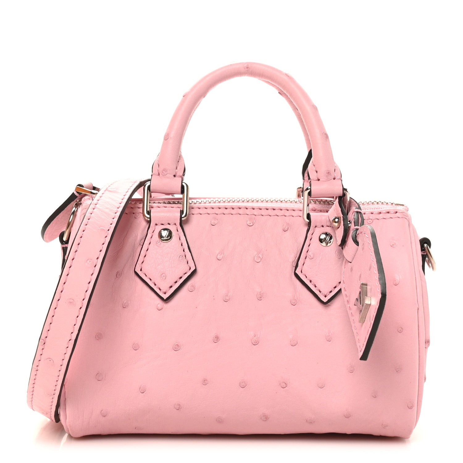 Louis Vuitton Ostrich Speedy   Pink 1 of 10