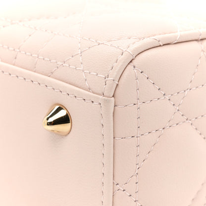 Christian Dior Lambskin Cannage Small My ABCDior Lady Dior Light Pink 13 of 15
