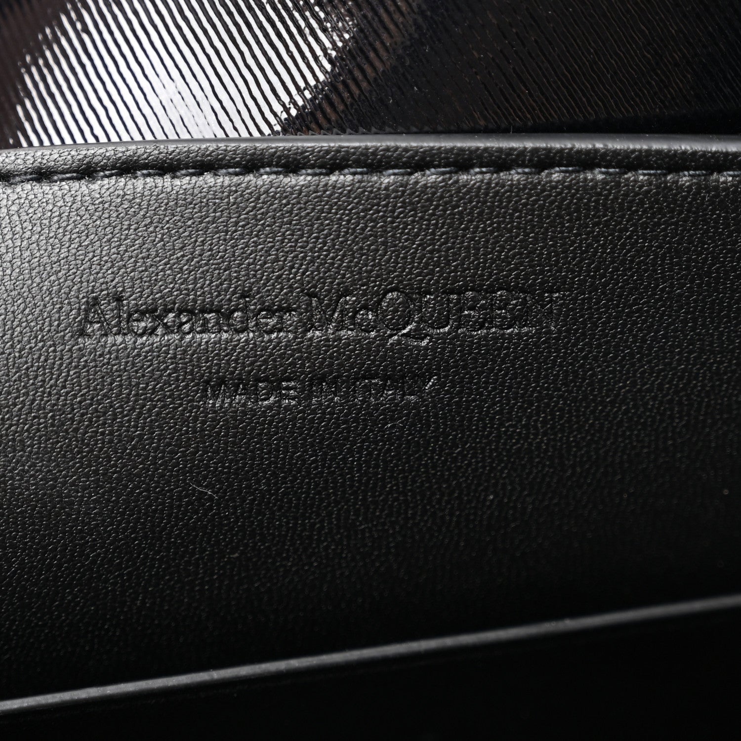 Alexander McQueen Coated Canvas Logo Shopper Tote Black 6 of 11