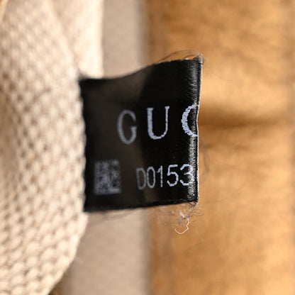 Gucci Metallic Pebbled Calfskin Small Soho Flap Crossbody Gold Ombre 14 of 18