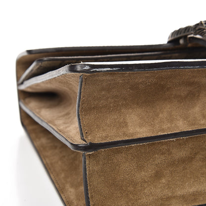 Gucci GG Supreme Monogram Medium Dionysus Shoulder Bag Taupe 7 of 11