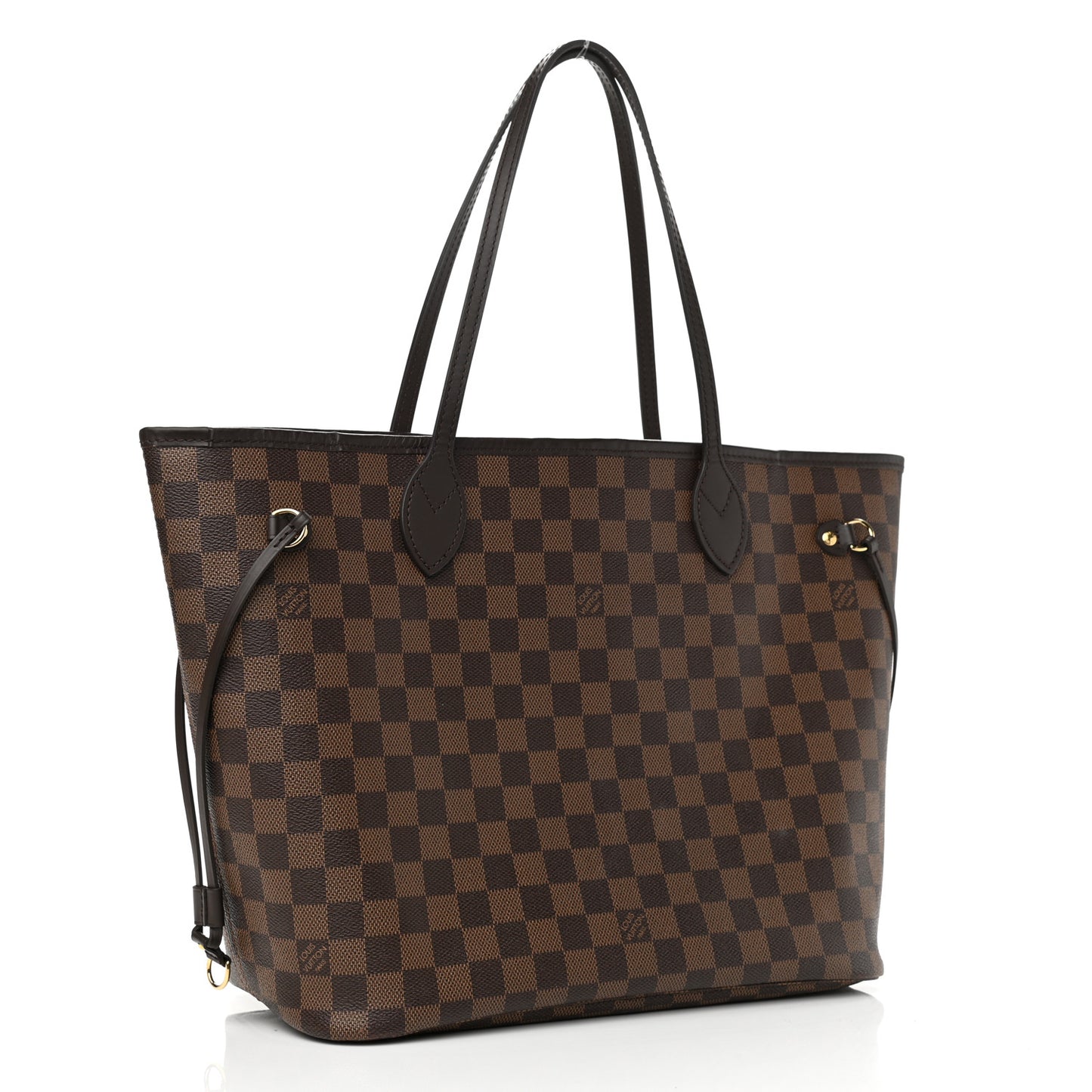 Damier Ebene Neo Neverfull MM Rose Ballerine