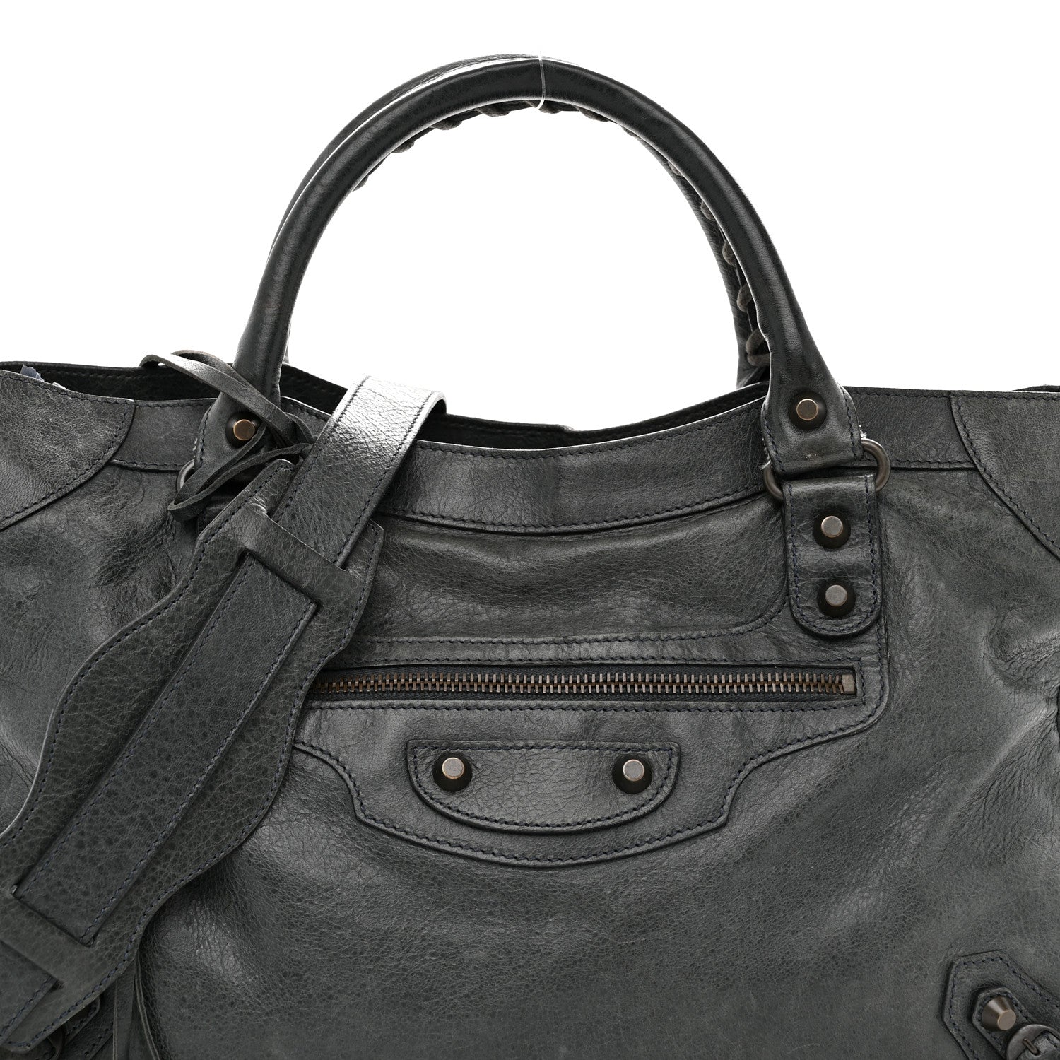 Balenciaga Agneau Classic Hardware City Anthracite 9 of 14