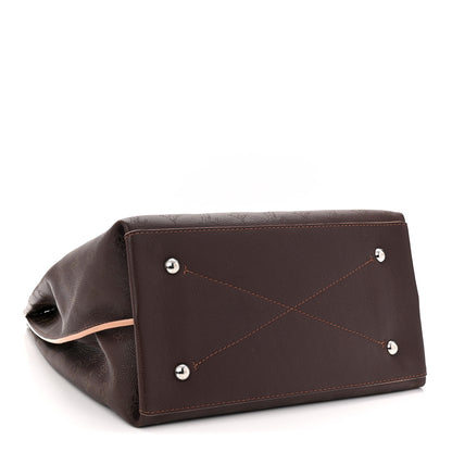 Louis Vuitton Mahina Carmel Hobo Chocolate 4 of 10